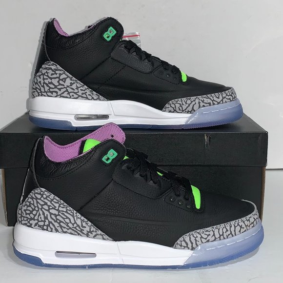 Air Jordan 3 Retro Electric Green GS 6.5Y/ 8W - Picture 1 of 6